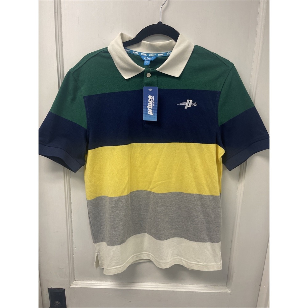 NWT Prince Pickleball Men's Colorblock Polo Shirt Size S